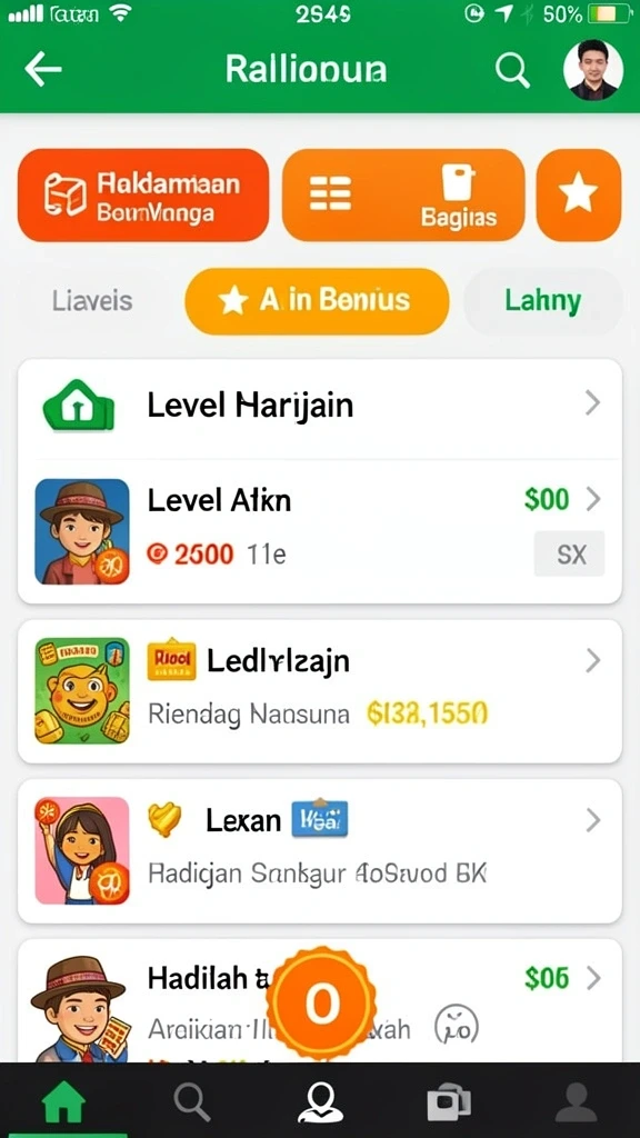 ledakgg - Tampilan antarmuka yang menarik dan mudah digunakan.
