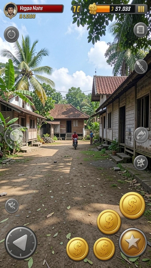 nabob77 - Tampilan utama aplikasi dengan menu navigasi yang sederhana.