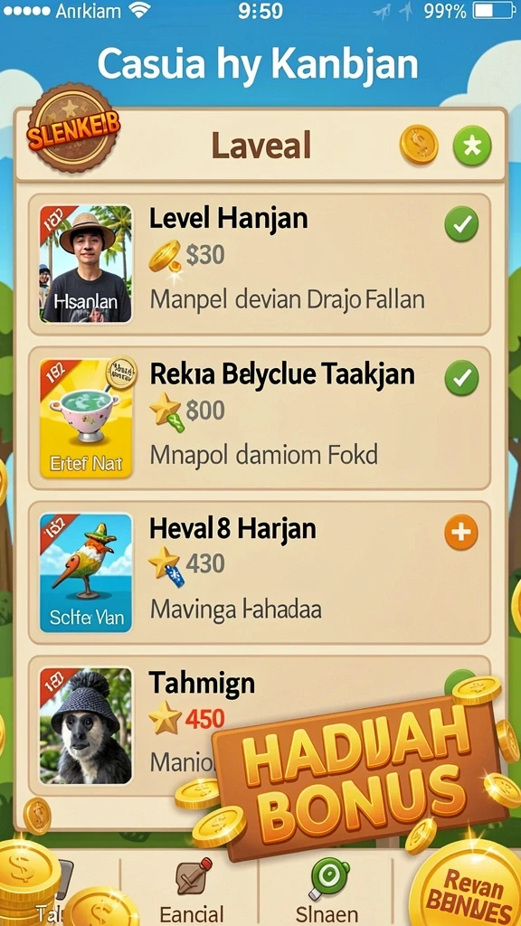 tv888 - Tampilan menu utama yang menarik dan mudah dinavigasi.