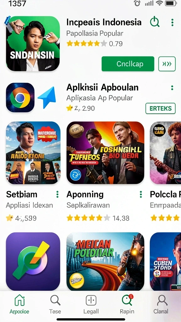 vm777 - Tampilan utama aplikasi VM777 yang menarik.